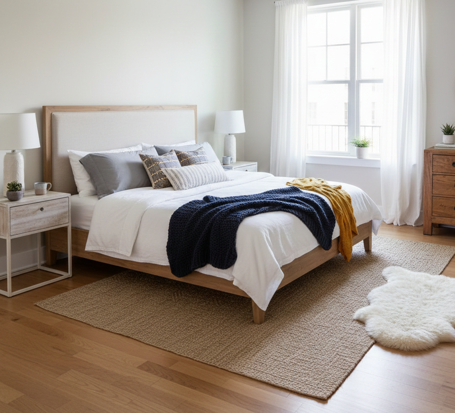Clean bedroom